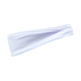Maxbell Sports Headbands Wide Headbands Workout Headband for Men Exercise Travel White