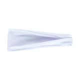 Maxbell Sports Headbands Wide Headbands Workout Headband for Men Exercise Travel White