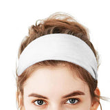 Maxbell Sports Headbands Wide Headbands Workout Headband for Men Exercise Travel White