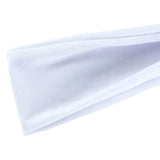 Maxbell Sports Headbands Wide Headbands Workout Headband for Men Exercise Travel White