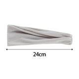 Maxbell Sports Headbands Wide Headbands Workout Headband for Men Exercise Travel Gray