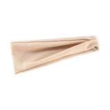 Maxbell Sports Headbands Wide Headbands Workout Headband for Men Exercise Travel Beige