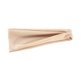 Maxbell Sports Headbands Wide Headbands Workout Headband for Men Exercise Travel Beige