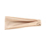 Maxbell Sports Headbands Wide Headbands Workout Headband for Men Exercise Travel Beige