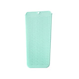 Maxbell Silicone Heat Resistant Mat Pouch for Curling Iron Hair Straightener Barber Green