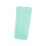 Maxbell Silicone Heat Resistant Mat Pouch for Curling Iron Hair Straightener Barber Green