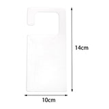 Maxbell Nail Art Display Board Manicure Art Nail Display Rack for Studios Clear S