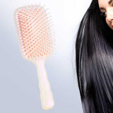 Maxbell Air Cushion Brush Detangling Hair Brush for Salon Home Hairdressing Comb Light Pink