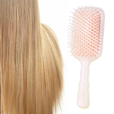 Maxbell Air Cushion Brush Detangling Hair Brush for Salon Home Hairdressing Comb Light Pink