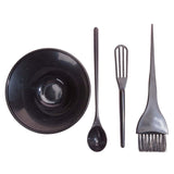 Maxbell 4x Hair Dye Coloring Set Hair Tinting Set Salon Tool for Hair Coloring