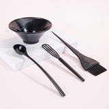 Maxbell 4x Hair Dye Coloring Set Hair Tinting Set Salon Tool for Hair Coloring