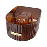 Maxbell Nail Soaking Bowl Nail SPA Bowl Manicure SPA Tool Professional Manicure Bowl Brown
