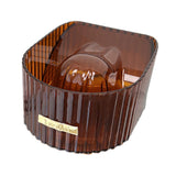 Maxbell Nail Soaking Bowl Nail SPA Bowl Manicure SPA Tool Professional Manicure Bowl Brown