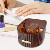 Maxbell Nail Soaking Bowl Nail SPA Bowl Manicure SPA Tool Professional Manicure Bowl Brown