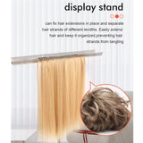 Maxbell Hair Extension Stand Portable Wig Display Holder for Braiding Hair Stylists