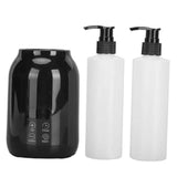 Maxbell Single Bottle Massage Oil Heater Small Multifunction with 2Pcs Empty Bottles Black