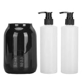 Maxbell Single Bottle Massage Oil Heater Small Multifunction with 2Pcs Empty Bottles Black
