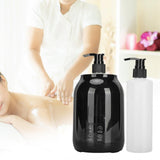 Maxbell Single Bottle Massage Oil Heater Small Multifunction with 2Pcs Empty Bottles Black