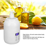 Maxbell Single Bottle Massage Oil Heater Small Multifunction with 2Pcs Empty Bottles White
