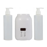 Maxbell Single Bottle Massage Oil Heater Small Multifunction with 2Pcs Empty Bottles White