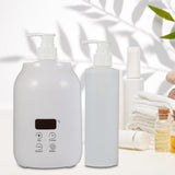 Maxbell Single Bottle Massage Oil Heater Small Multifunction with 2Pcs Empty Bottles White