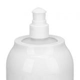 Maxbell Single Bottle Oil Heater with 2Pcs Empty Bottles Salon SPA Oil Bottle Warmer White