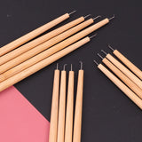 Maxbell 4 Pieces Lace Wig Ventilating Needles Hair Weave Needles for Making Lace Wig
