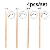 Maxbell 4 Pieces Lace Wig Ventilating Needles Hair Weave Needles for Making Lace Wig