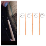 Maxbell 4 Pieces Lace Wig Ventilating Needles Hair Weave Needles for Making Lace Wig