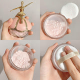 Maxbell Loose Powder Ballet Statue Matte Makeup Powder for Women Base Foundation 20G 01