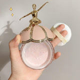 Maxbell Loose Powder Ballet Statue Matte Makeup Powder for Women Base Foundation 20G 02