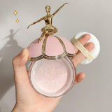 Maxbell Loose Powder Ballet Statue Matte Makeup Powder for Women Base Foundation 20G 03