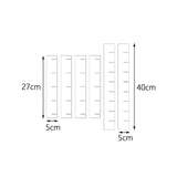 Maxbell 6Pcs Drawer Dividers Organizer Drawer Separators for Office Supplies Make up