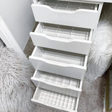 Maxbell 6Pcs Drawer Dividers Organizer Drawer Separators for Office Supplies Make up