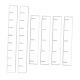Maxbell 6Pcs Drawer Dividers Organizer Drawer Separators for Office Supplies Make up