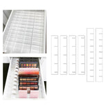 Maxbell 6Pcs Drawer Dividers Organizer Drawer Separators for Office Supplies Make up
