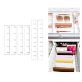 Maxbell 6Pcs Drawer Dividers Organizer Drawer Separators for Office Supplies Make up
