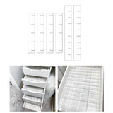 Maxbell 6Pcs Drawer Dividers Organizer Drawer Separators for Office Supplies Make up