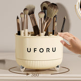 Maxbell Makeup Brush Holder Makeup Brushes Organizer for Desktop Bathroom Countertop 21 Grids