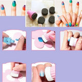 Maxbell 5 Pieces Nail Art Soft Sponges Mini Stamping Manicure Sponges for Salon