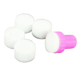 Maxbell 5 Pieces Nail Art Soft Sponges Mini Stamping Manicure Sponges for Salon