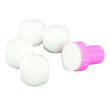 Maxbell 5 Pieces Nail Art Soft Sponges Mini Stamping Manicure Sponges for Salon
