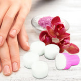 Maxbell 5 Pieces Nail Art Soft Sponges Mini Stamping Manicure Sponges for Salon