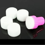 Maxbell 5 Pieces Nail Art Soft Sponges Mini Stamping Manicure Sponges for Salon