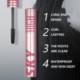 Maxbell Voluminous Mascara Makeup Eyelash Mascara for Curling Lengthening Thickening