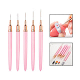 Maxbell Nail Art Brushes Nail Drawing Brush for Thin Details Long Lines Fine Drawing 4mm