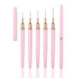 Maxbell Nail Art Brushes Nail Drawing Brush for Thin Details Long Lines Fine Drawing 4mm