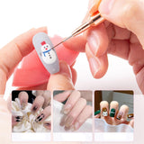 Maxbell Nail Art Brushes Nail Drawing Brush for Thin Details Long Lines Fine Drawing 4mm