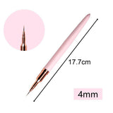 Maxbell Nail Art Brushes Nail Drawing Brush for Thin Details Long Lines Fine Drawing 4mm