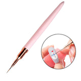 Maxbell Nail Art Brushes Nail Drawing Brush for Thin Details Long Lines Fine Drawing 8mm